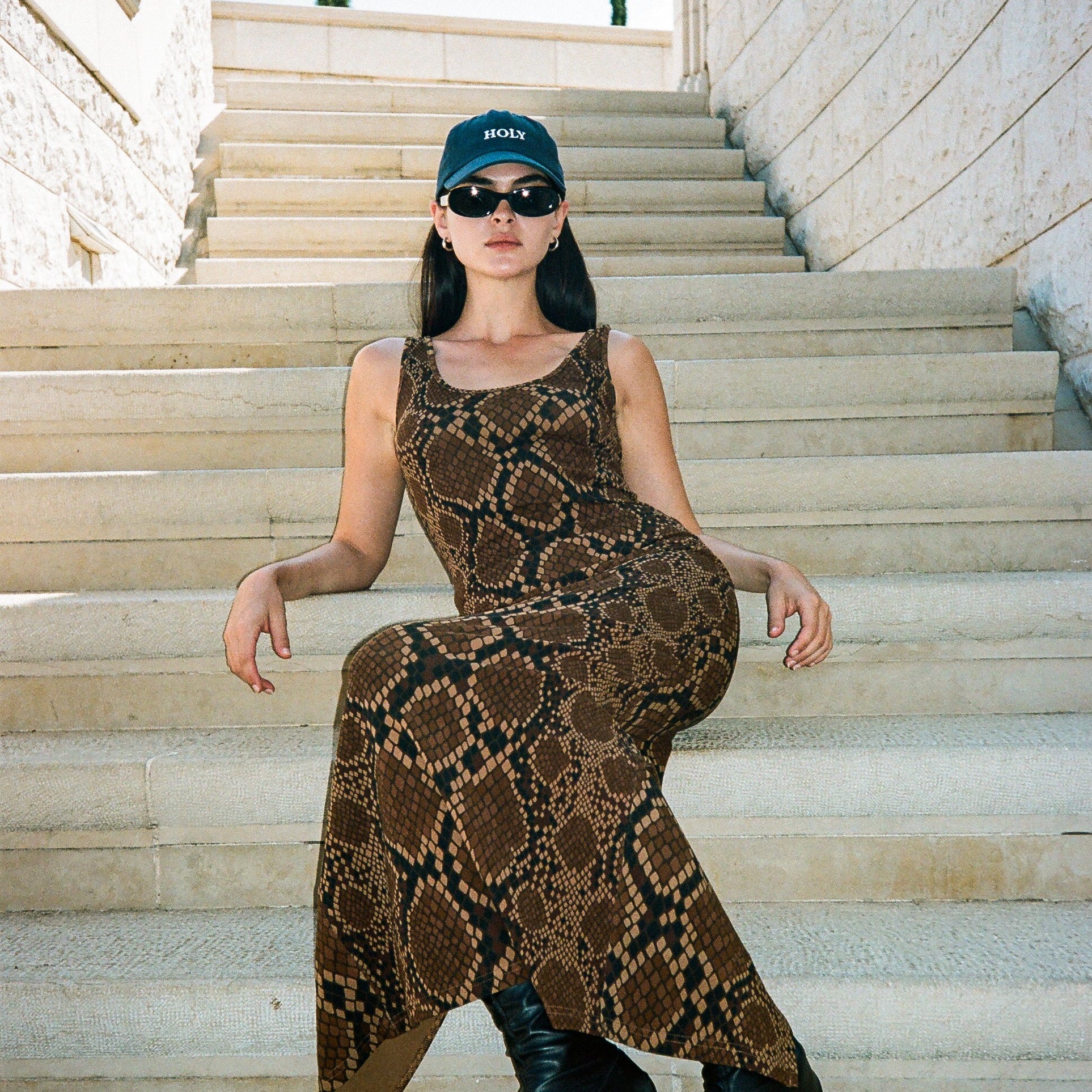 SNAKE RIB DRESS HOLYLAND CIVILIANS