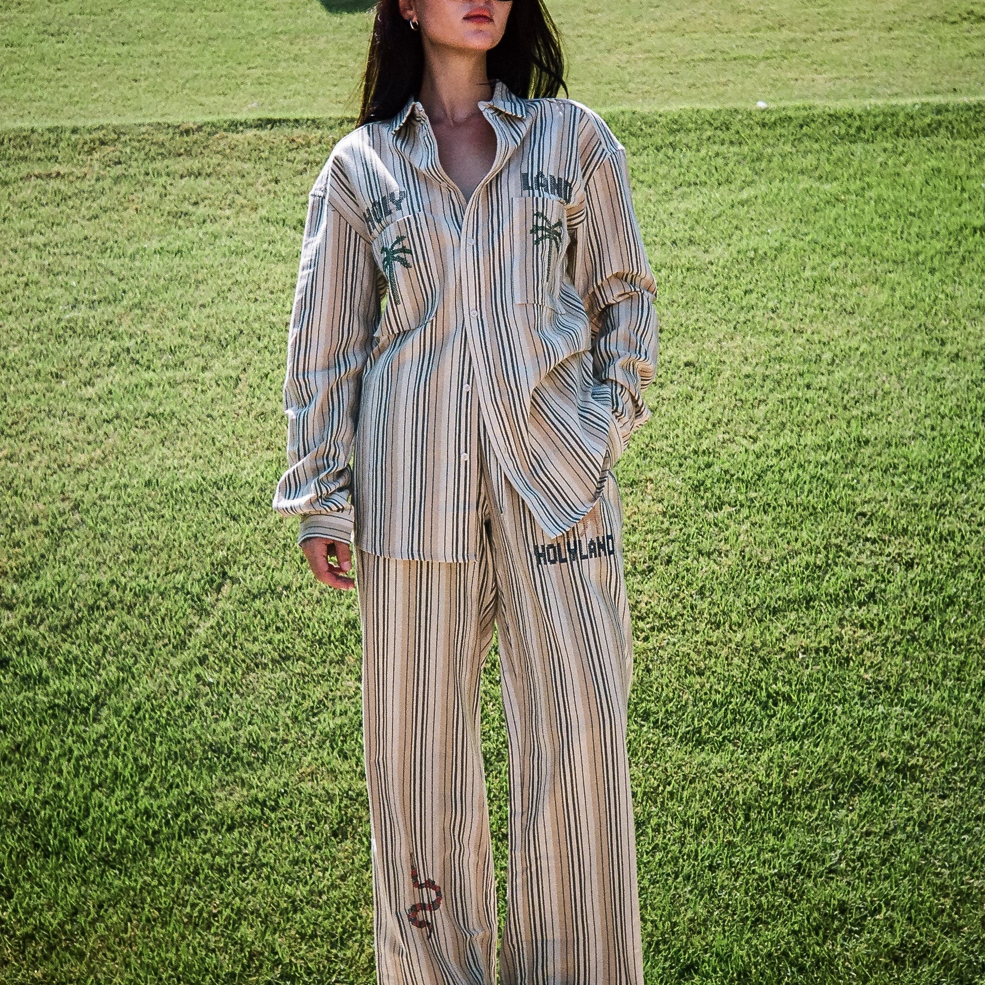 JOSEPH COTTON EMBROIDERY BUTTON SHIRT (Copy) HOLYLAND CIVILIANS