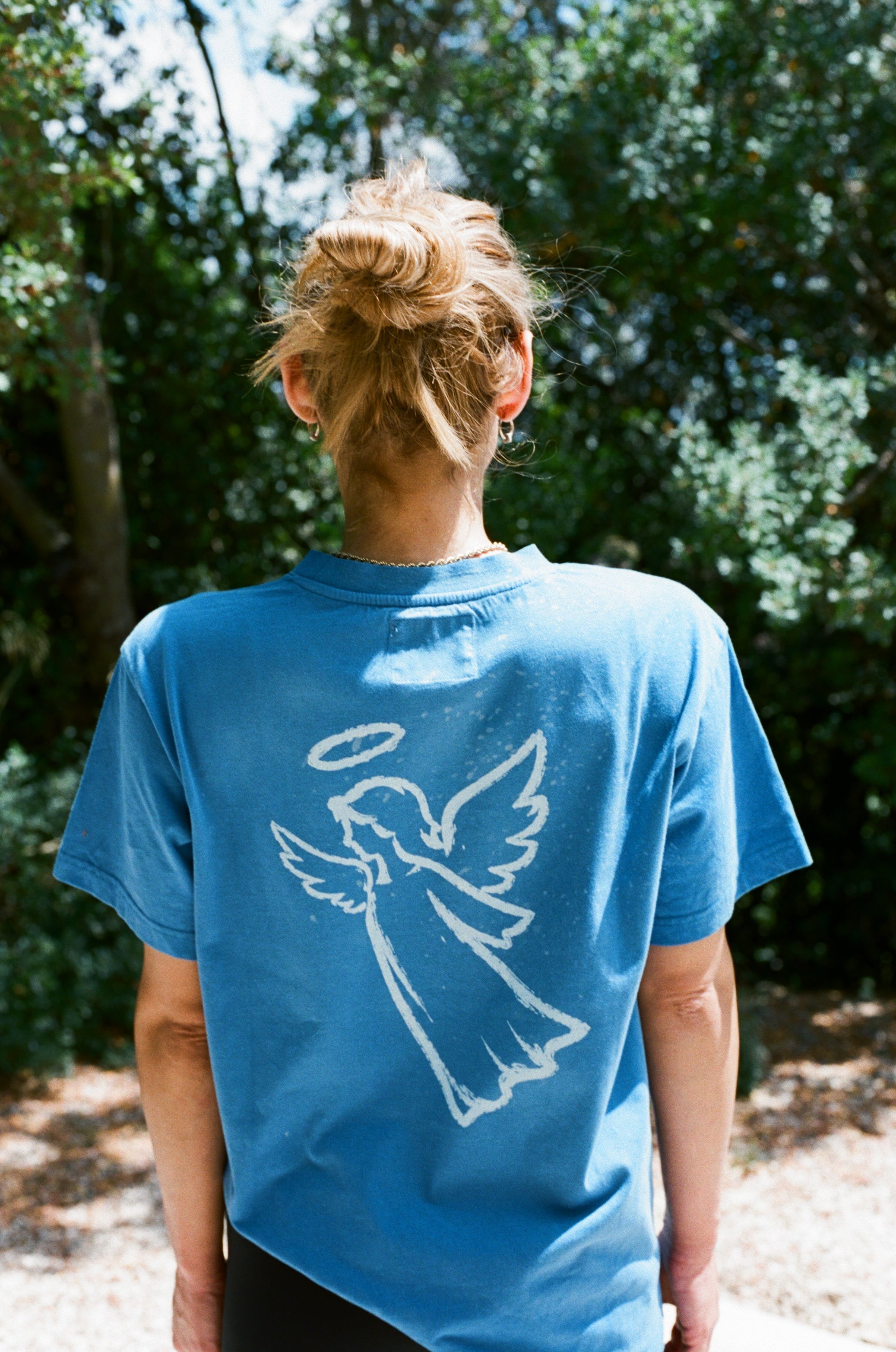 HOLYLAND ANGEL TIE- DYE T SHIRT HOLYLAND CIVILIANS IL