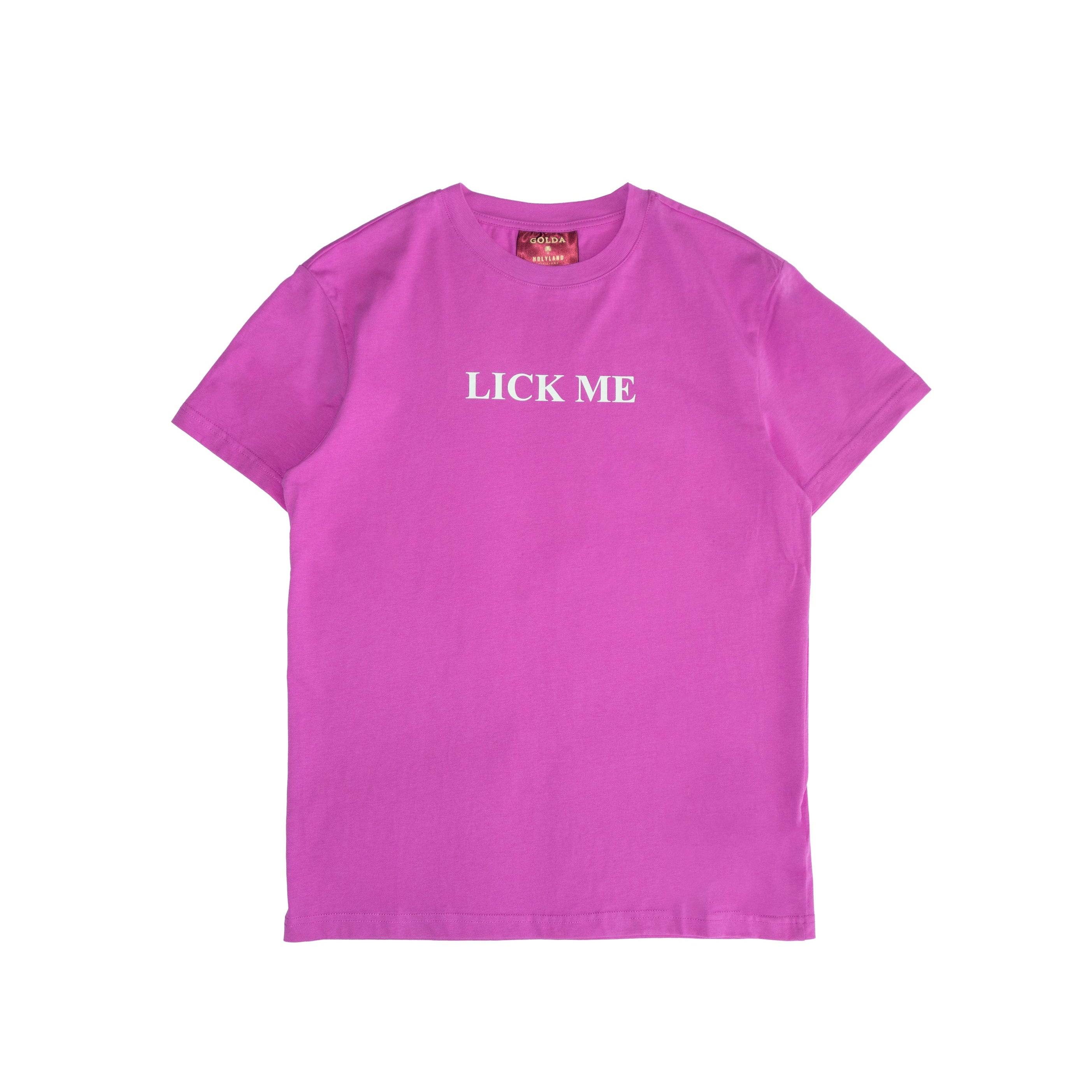 LICK ME T-SHIRT GOLDA