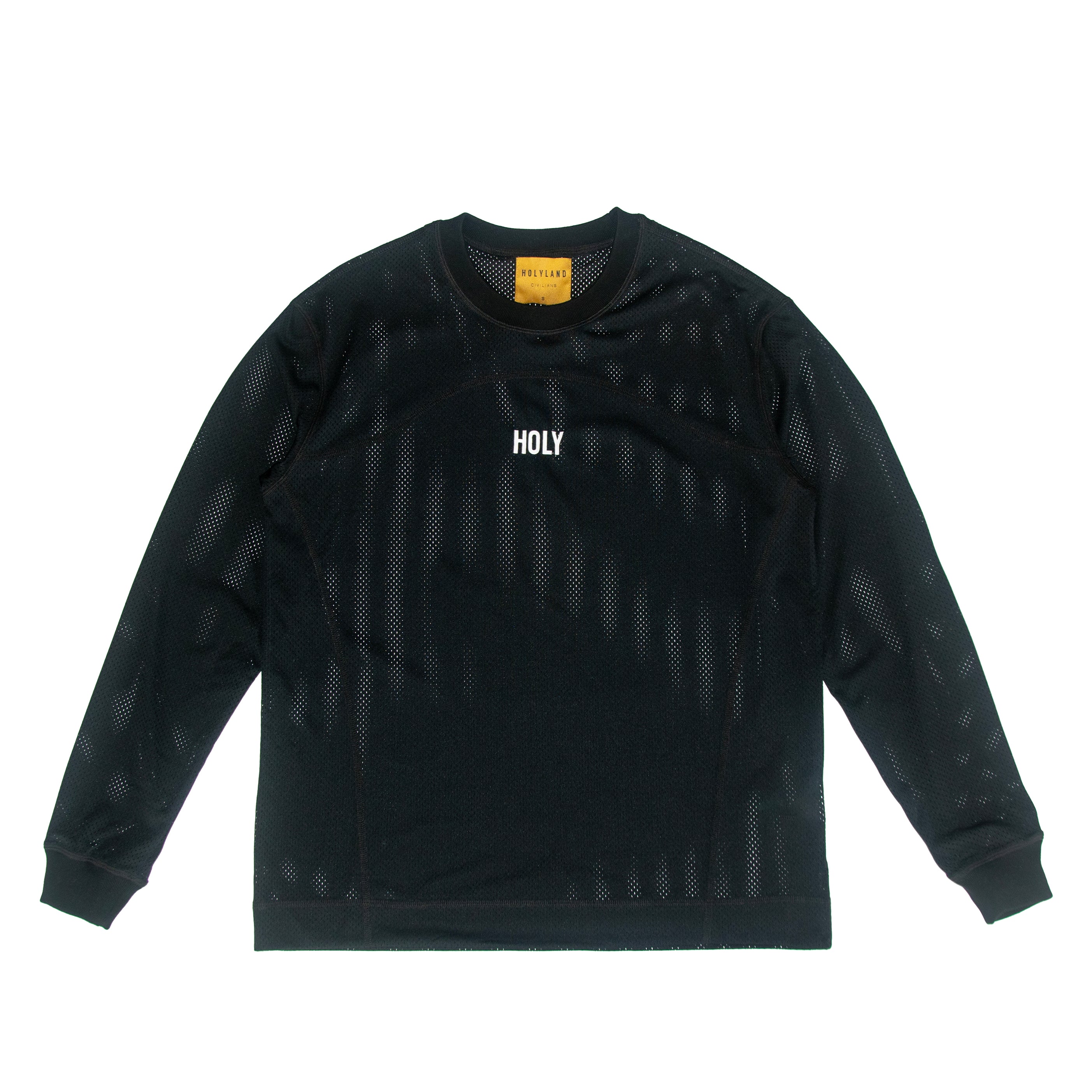 LOGO PERFORATED LONG SLEEVE T-SHIRT HOLYLAND CIVILIANS IL