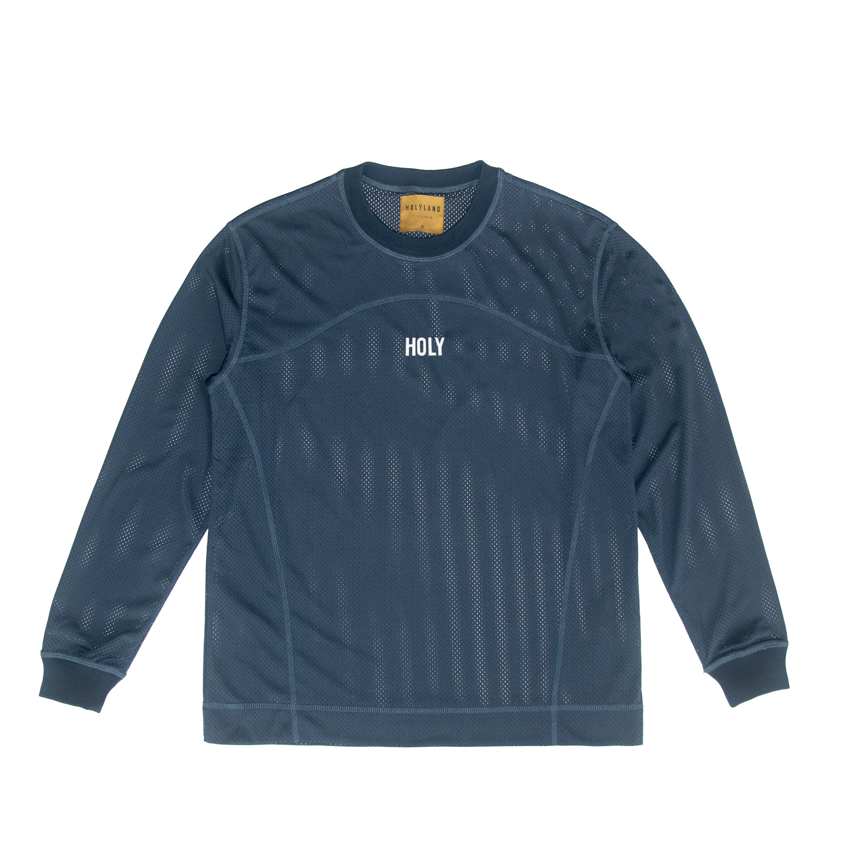 LOGO PERFORATED LONG SLEEVE T-SHIRT HOLYLAND CIVILIANS IL