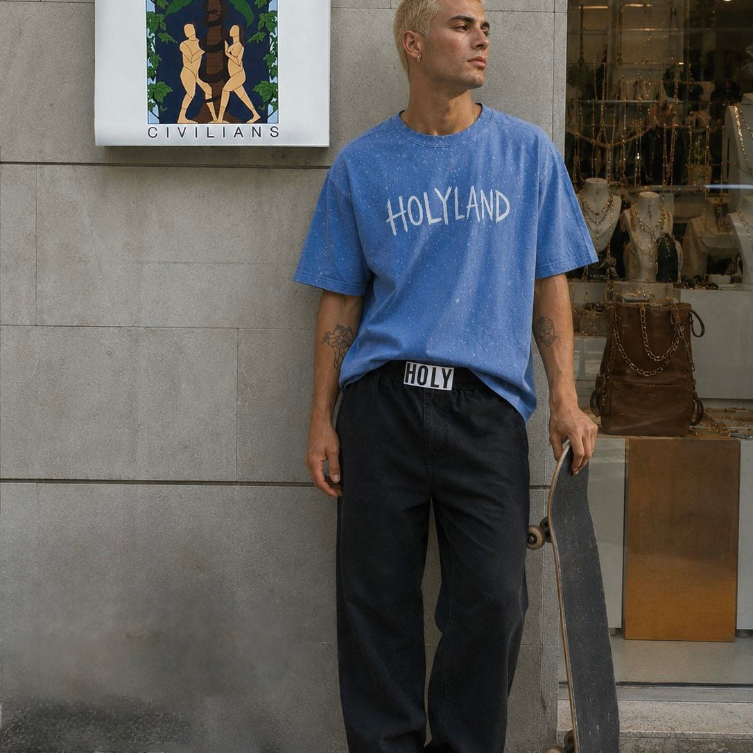 HOLYLAND ANGEL TIE- DYE T SHIRT HOLYLAND CIVILIANS IL