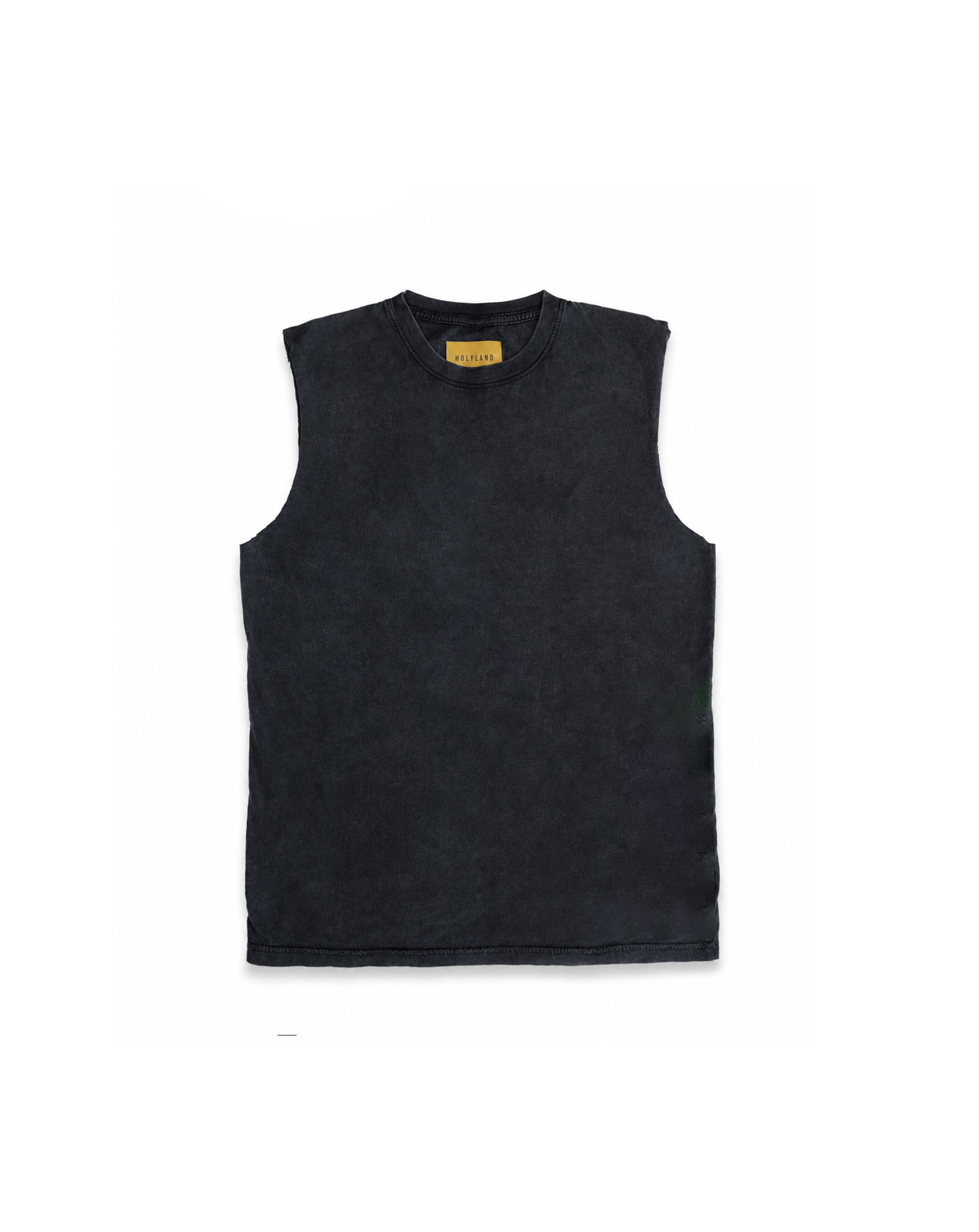 HOLYLAND CIVILIANS GOLD SLEEVELESS TANK HOLYLAND CIVILIANS IL
