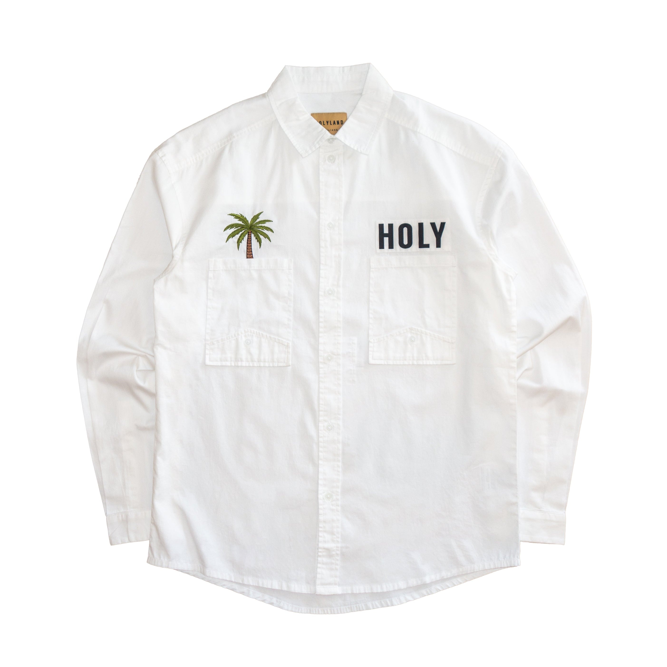 RITUAL PALM LS BUTTON-DOWN SHIRT HOLYLAND CIVILIANS IL