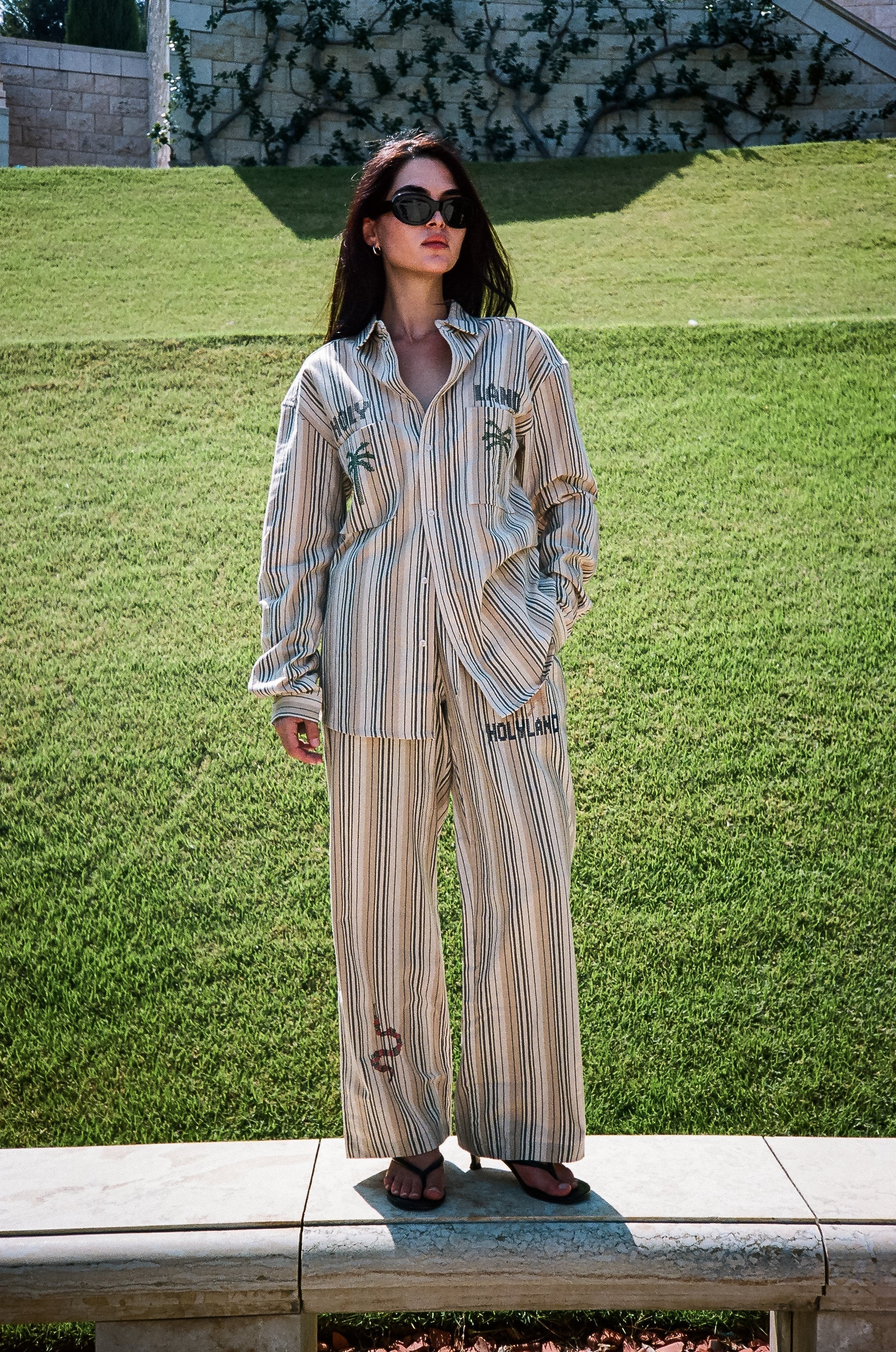 JOSEPH COTTON EMBROIDERY BUTTON SHIRT (Copy) HOLYLAND CIVILIANS