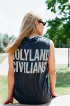 HOLYLAND CIVILIANS SILVER SLEEVELESS TANK HOLYLAND CIVILIANS IL