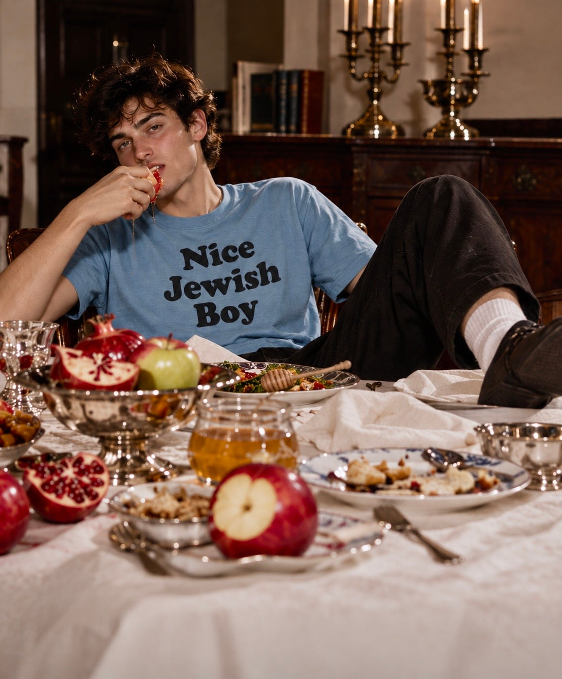 NICE JEWISH BOY TEE HOLYLAND CIVILIANS IL