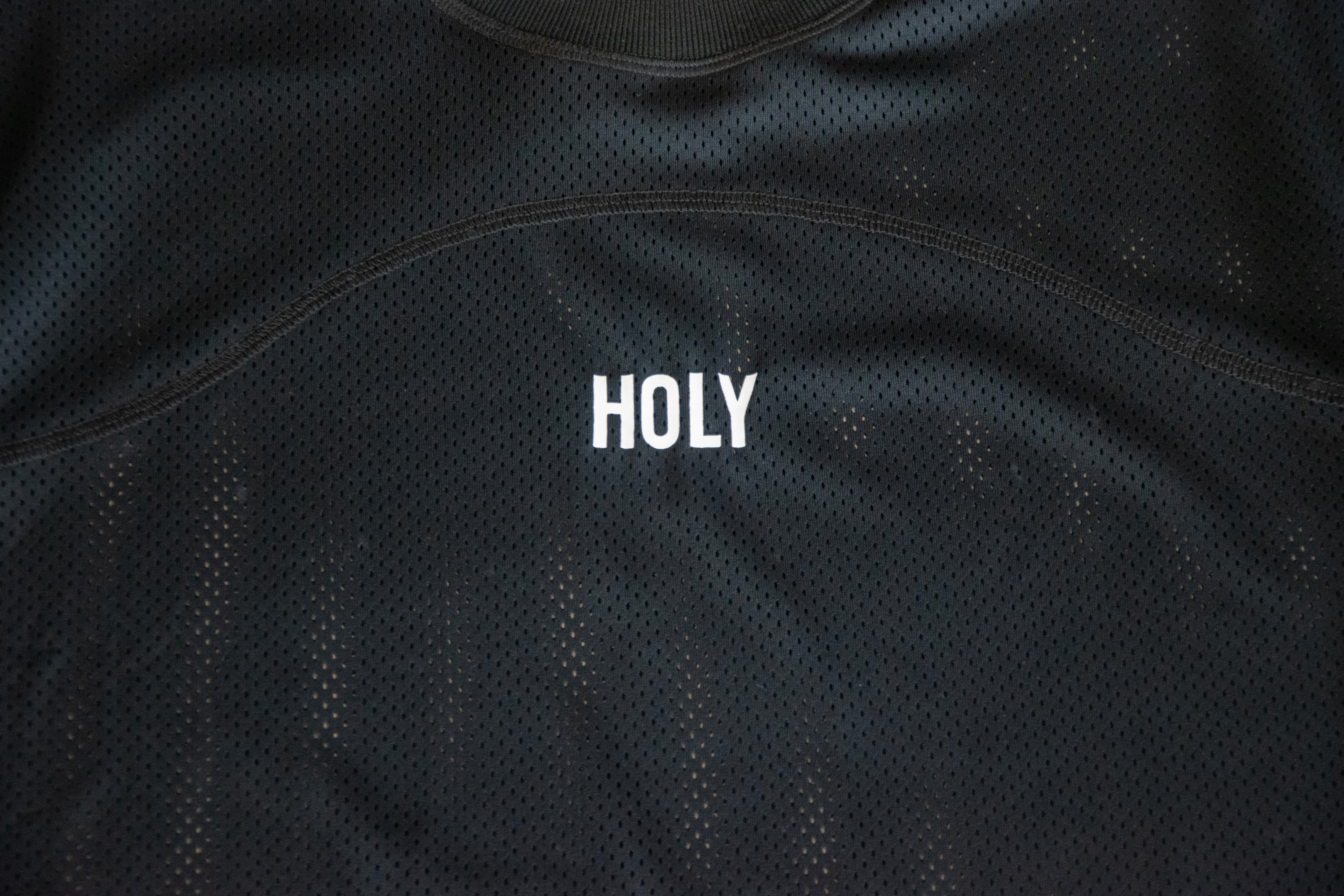 LOGO PERFORATED LONG SLEEVE T-SHIRT HOLYLAND CIVILIANS IL