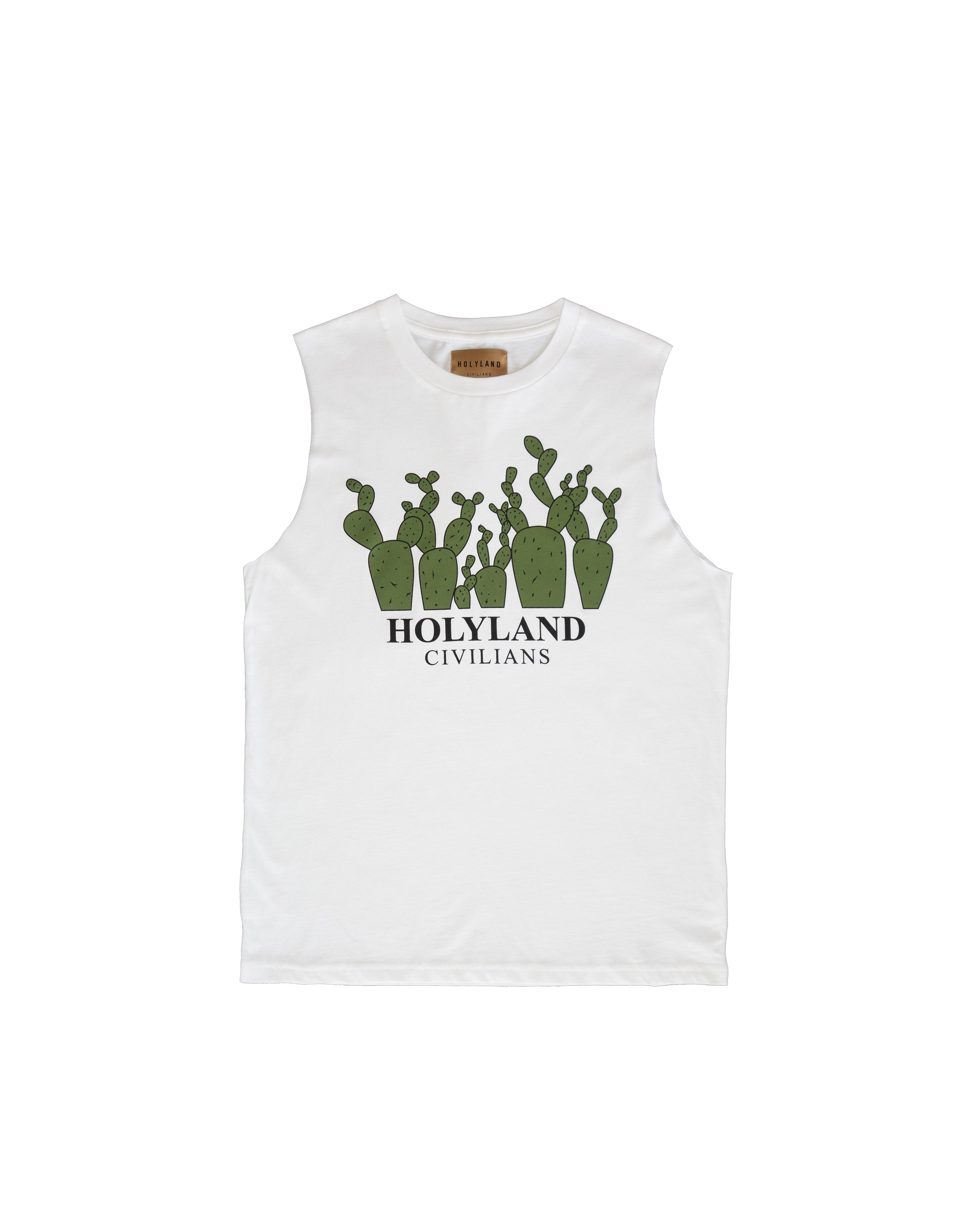 THE CACTUS SLEEVELESS TANK HOLYLAND CIVILIANS IL