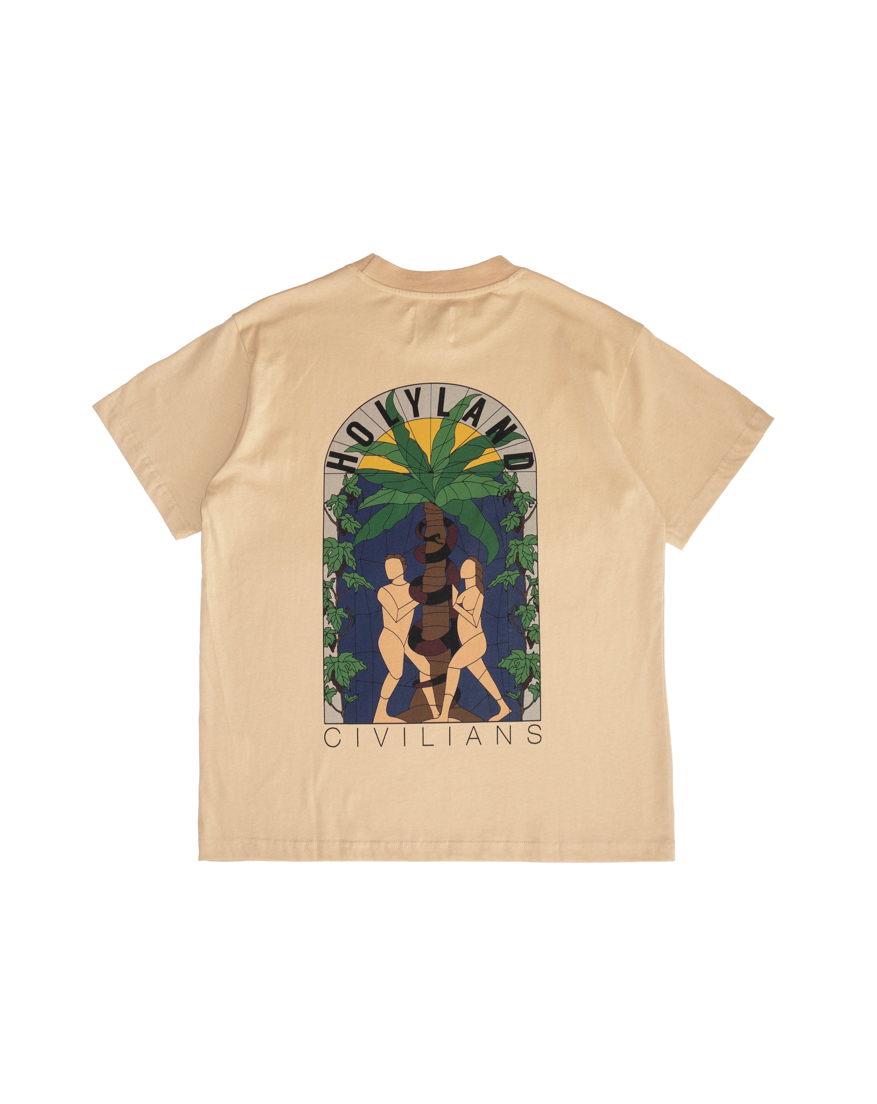 ADAM & EVE T-SHIRT HOLYLAND CIVILIANS IL